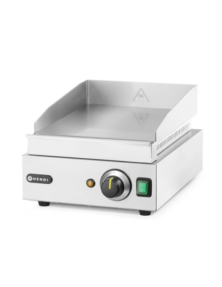 FryTop eléctrico con placa cromada lisa - cm 30 x 45.2 x 22.7 h