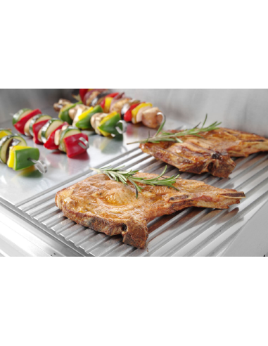 Electric FryTop with Smooth Plate / Ribbed - cm...