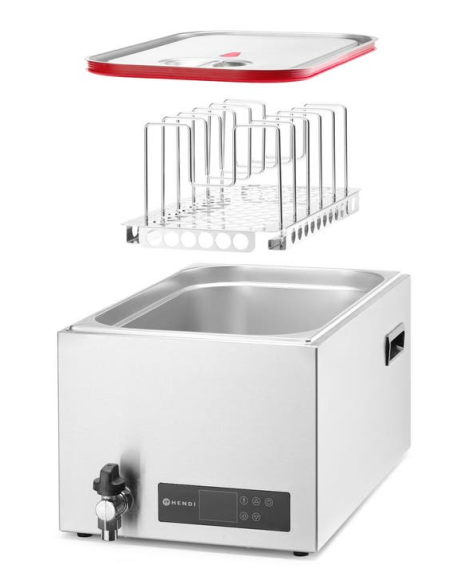 Vacuum Cooking Bain-Marie GN1/1 - Capacity liters 20 - cm 35 x 68 x 27.5 h