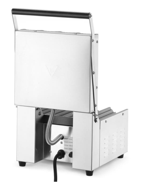 Parrilla de contacto para Hot-Dogs y Tortillas - N° 4 Piezas simultáneamente - cm 38.5 x 28.5 x 25.4 h