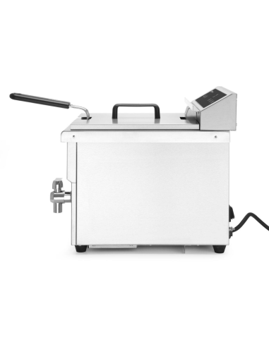 Induction Fryer with Faucet - Capacity 8...