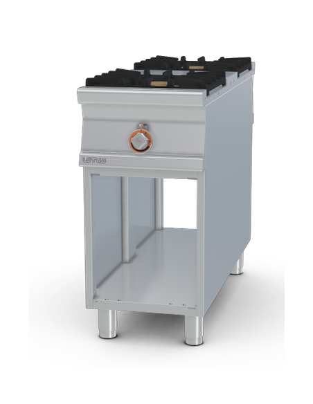 Pass-through gas stove on Day Cabinet - N. 2 burners - cm 40 x 110 x 90 h