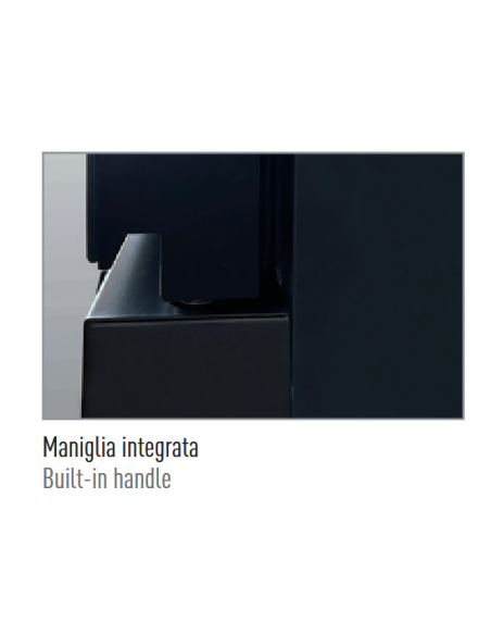 Pensile refrigerato 3 porte - Capacità litri 280 - Cm 135 x 56.5 x 85.2 h