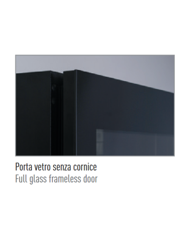 Pensile refrigerato 2 porte - Capacità litri...