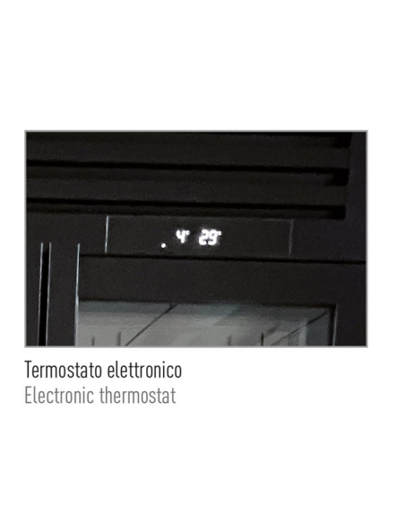 Frigo vini - Temperatura +3°/+20°C - Cm 90 x 58.2 x 230.5 h