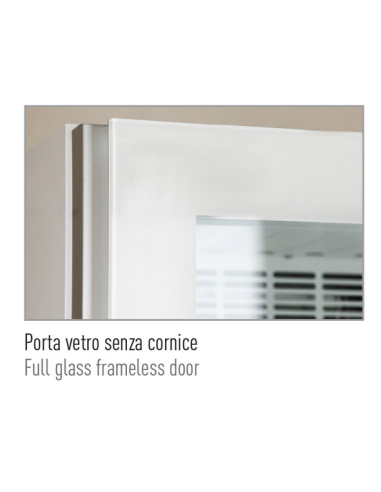 Vitrina refrigerada profesional 274 litros con...