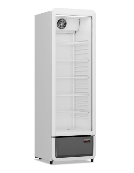 Vitrina refrigerada profesional 240 litros con puerta de vidrio – Cm 54 x 57 x 152,5 h