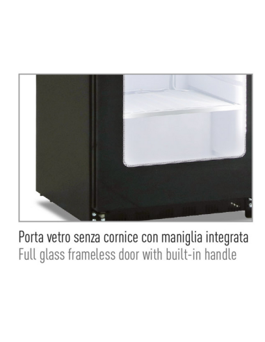 Vitrina refrigerada con puerta de cristal -...