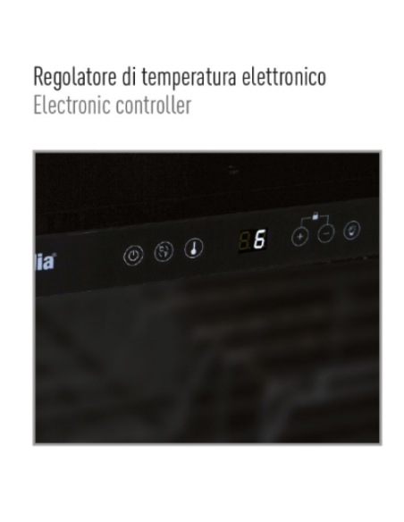 Vetrina refrigerata con porte in vetro – 405 Lt – 0/+10 °C – 59.5 x 69 x 180 cm