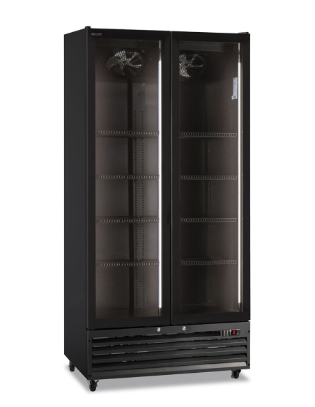Refrigerated display cabinet with glass door – 690 Lt – 0/+10 °C – 94 x 63.5 x 198.3 cm h