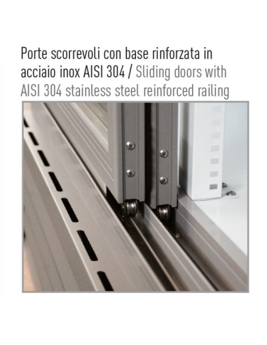 Refrigerated display cabinet with sliding doors...