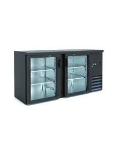 Refrigerated back counter 2 glass doors – 315 litres –... 2