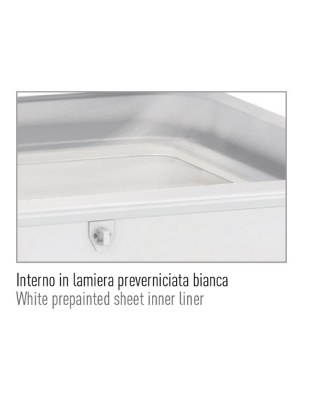 Frigorífico horizontal tipo pozo +2/+8°C – 387 litros – 128 x 67 x 82 cm