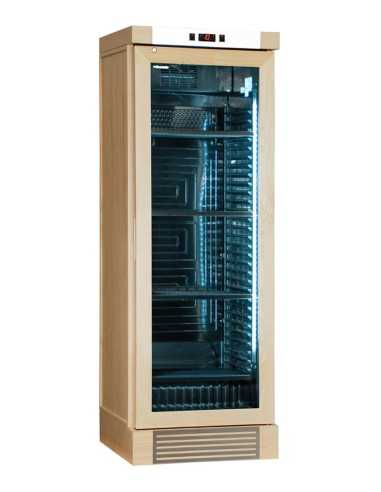 Refrigerated wine display 382 liters in wood...