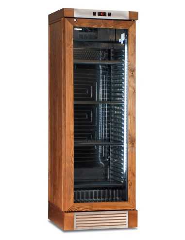 Refrigerated wine display 382 liters in walnut...