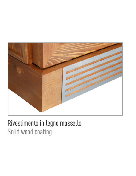 Vetrina refrigerata per vino colore bianco - 764 litri - doppia temperatura con 2 porte vetro – Cm 129.5 x 63.5 x 188 h