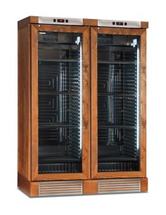 Refrigerated wine display walnut color - 764 liters -... 2
