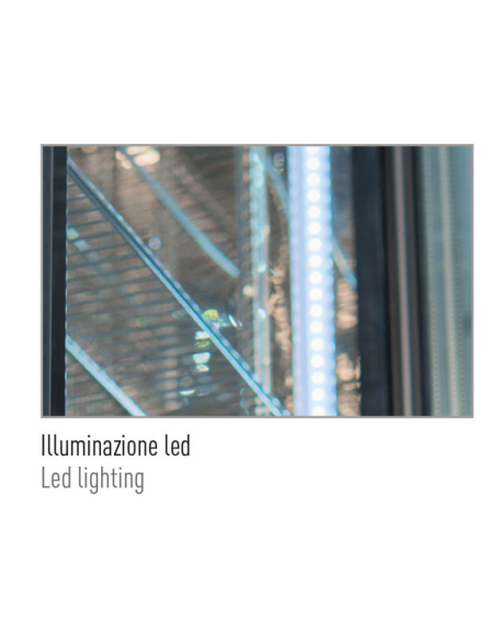 Vitrina refrigerada para vino color negro – 477 litros – monotemperatura 0/+10 °C – 90 x 54 x 182 cm