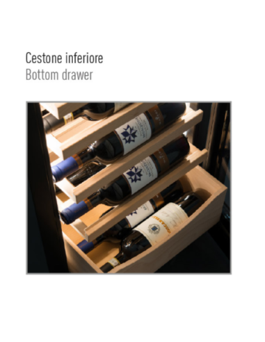 Refrigerated display case for wine - Double...
