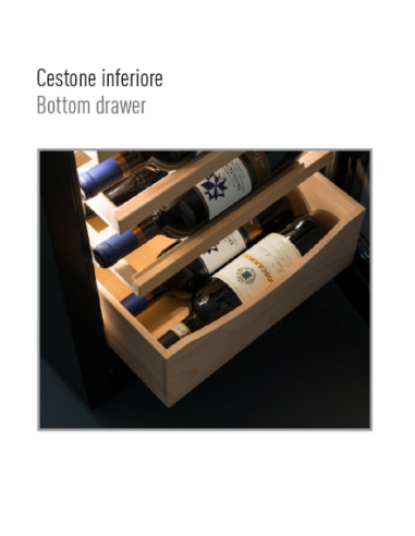 Refrigerated display case for wine -...