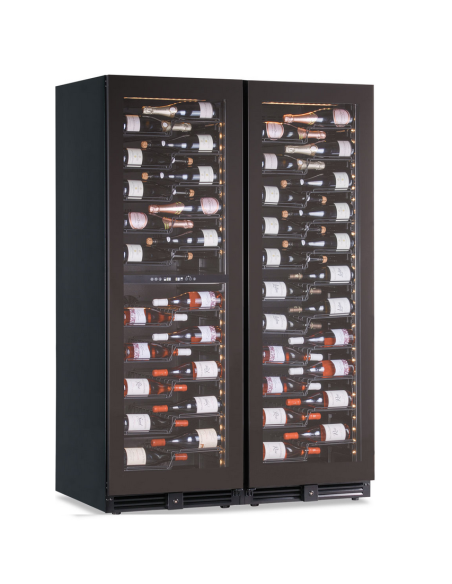 Vitrina refrigerada para vino - Tres zonas de temperatura - cm 121 x 69 x 180.4 h