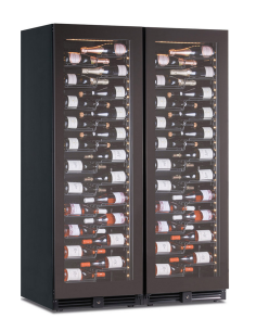 Refrigerated display case for wine - Double temperature -...