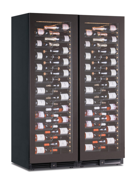 Vitrina refrigerada para vino - Doble temperatura - cm 121 x 69 x 180.4 h