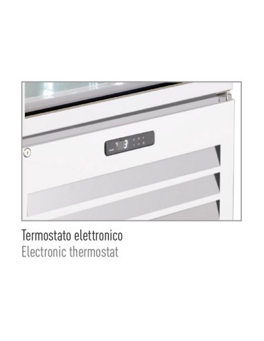 Pastry Display Freezer with 4 Glass Sides – 340...