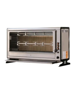 Girarrosto verticale a gas - N. 12 Polli - 3 aste cm 76 -...