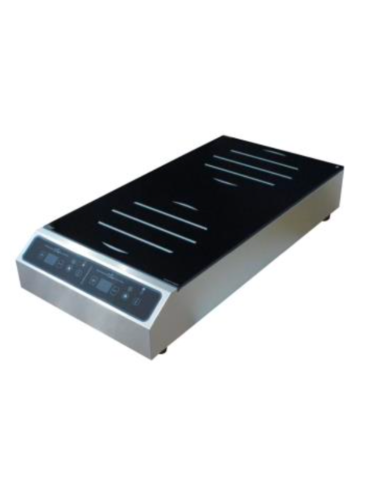 induction hob with 2 cooking zones - Inductive...