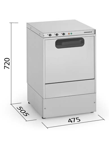 Glass Washer - 40x40 square basket washer -...