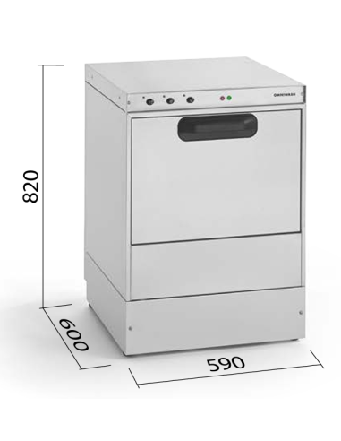 Lavastoviglie cesto quadrato da 50x50 - con...