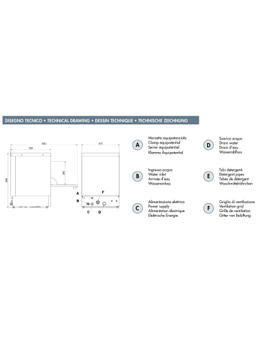 Glass Washer -  40x40 square basket washer -...