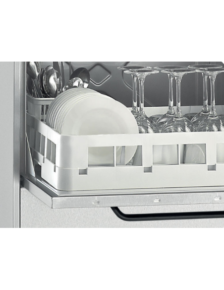 50x50 square basket dishwasher with Drain Pump - Dimensions cm 59 x 60 x 82 h