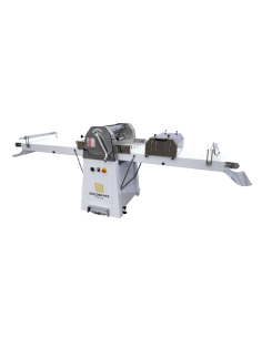 Laminadora manual de pie con cortador de croissants - cm 338 x 101 x 116 h