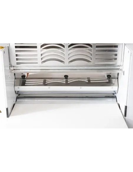 Laminadora de mesa manual con estantes cm 72 y cilindros cm 50 - cm 180 x 85 x 65 h