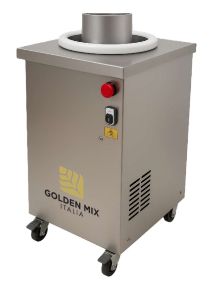 Redondeadora de aluminio teflonado con sinfín - Divisiones de 30 a 300 g - cm 58 x 44 x 79 h