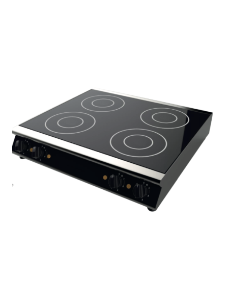Glass ceramic hob 4 cooking zones - Cm 71 x 67 x 12 h