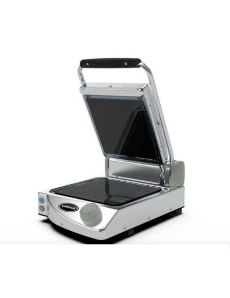 Placa vitrocerámica con encimera lisa y tapa - Manual - Cm 33.1 x 45.8 x 17.6 h