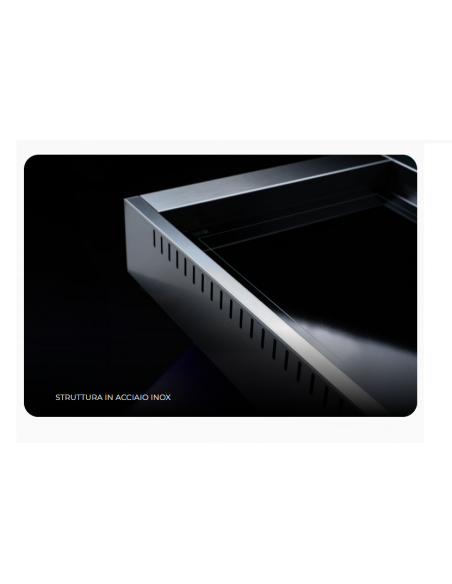 Fry top in vetroceramica con piano liscio - Manuale - Cm 39.8 x 65.4 x 12.8 h