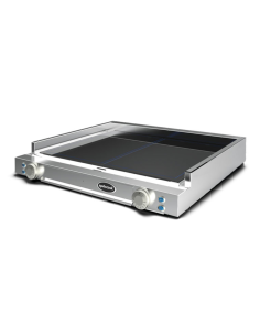 Fry top in vetroceramica con piano liscio - Manuale - Cm...