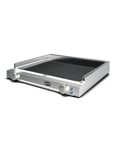 Fry top in vetroceramica con piano liscio -...