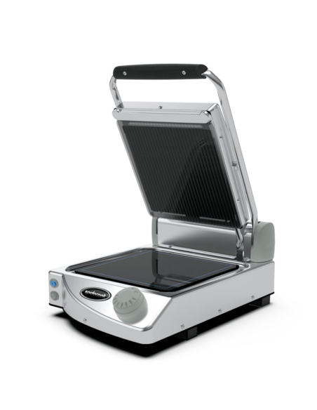 Glass ceramic plate with smooth top and ridged lid - Manual - Cm 33.1 x 45.8 x 17.6 h