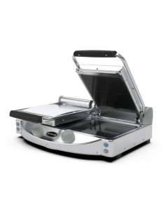 Placa vitrocerámica con tapas lisas 2 x 25 x 25 cm y tapas acanaladas 2