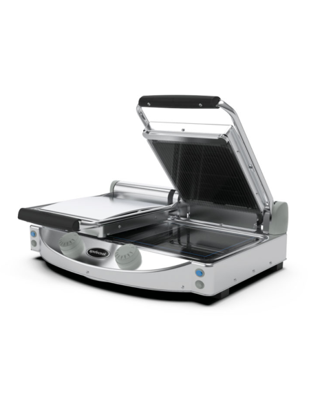 Energy-saving glass ceramic hot plate with smooth top and ridged lid - Manual