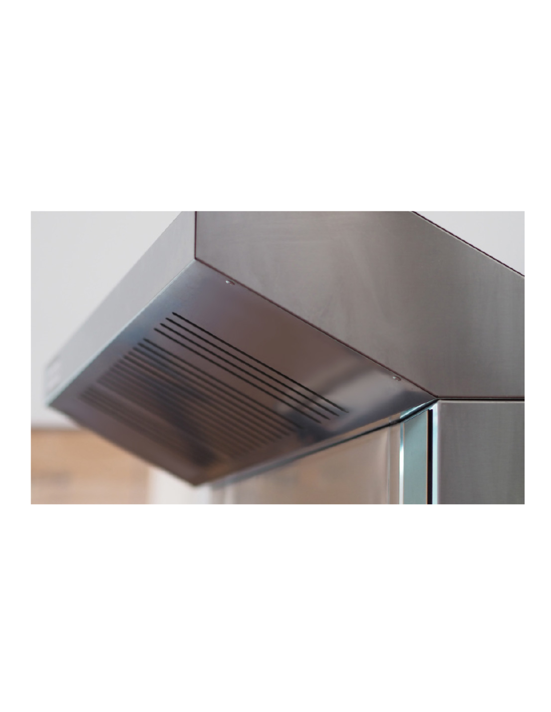 -Stainless steel hood oven 4 pizzas with electric motor