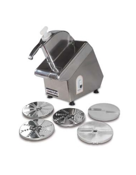 Vegetable cutter - Output 200kg/h - With five discs included - Monophase - cm 26.1 x 60.4 x 52.2 h