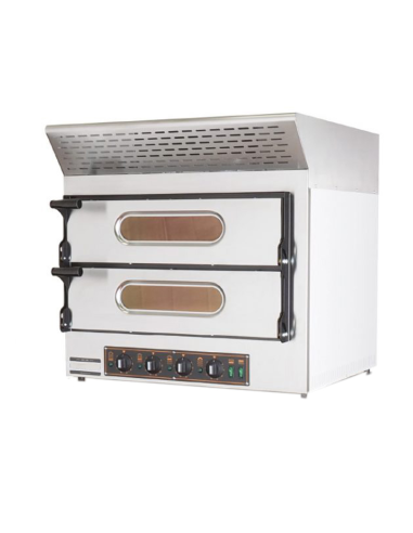Electric pizza oven with hood - N. 4 pizzas -...