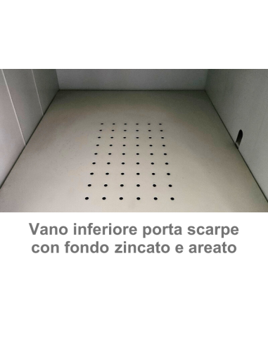 Armadio spogliatoio con 2 ante - Struttura in...