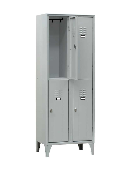 Dressing room cabinets with 4 overlapping doors - cm 70 x 35 x 180 h